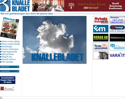 Knalle-Bladet startsida 2007