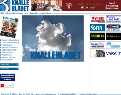 Knalle-Bladet startsida 2008