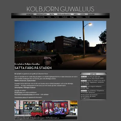 Kolbjorn.se startsida 2010