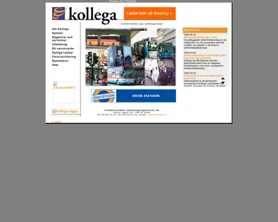 kollega.se startsida 2004