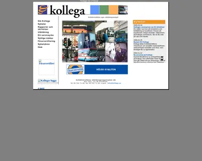 kollega.se startsida 2005