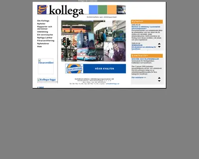kollega.se startsida 2006