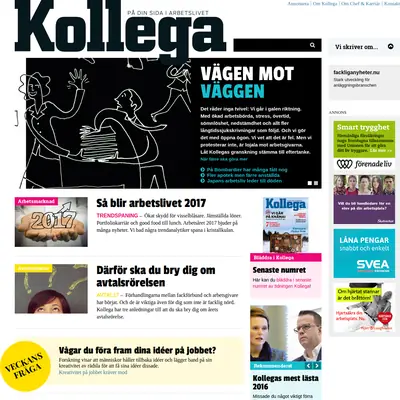 kollega.se startsida 2017