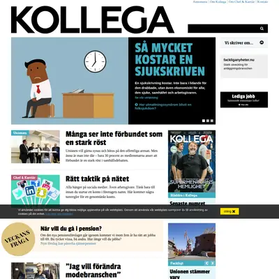 kollega.se startsida 2018