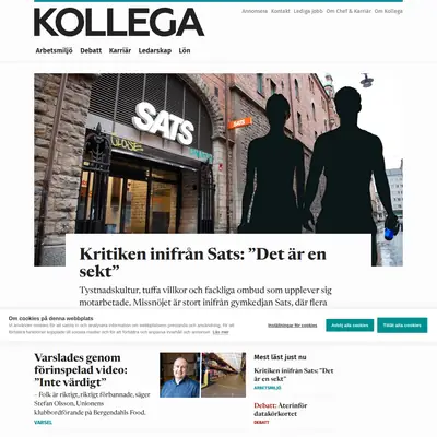 kollega.se startsida 2022