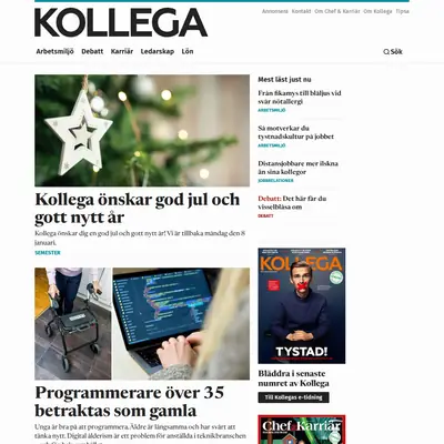 kollega.se startsida 2024