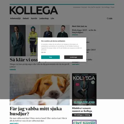 kollega.se startsida 2025