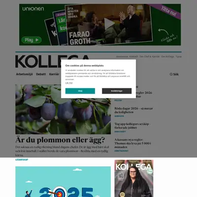 kollega.se startsida 2026