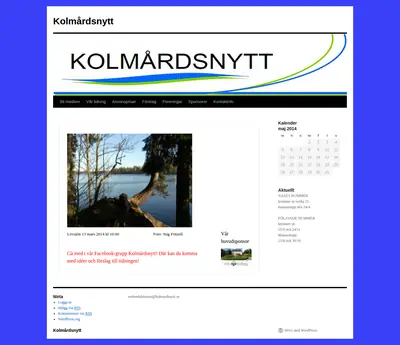 Kolmårdsnytt startsida 2014
