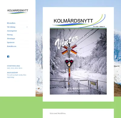 Kolmårdsnytt startsida 2025