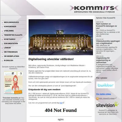 Komm ITS startsida 2015
