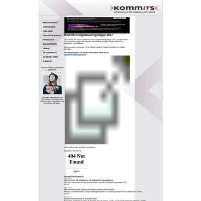 Komm ITS startsida 2017