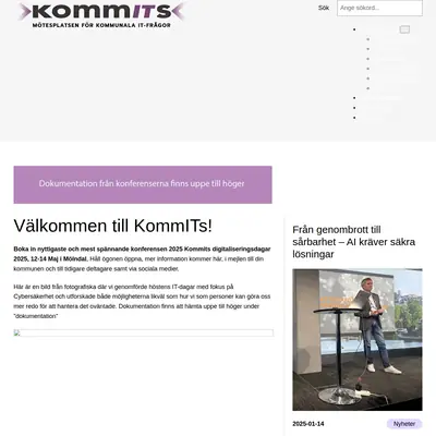 Komm ITS startsida 2025