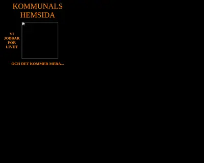 kommunal.se startsida 1996