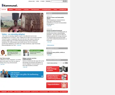 kommunal.se startsida 2006