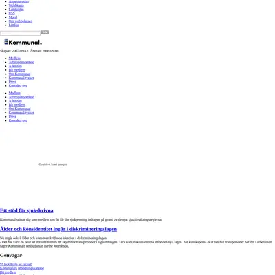 kommunal.se startsida 2009