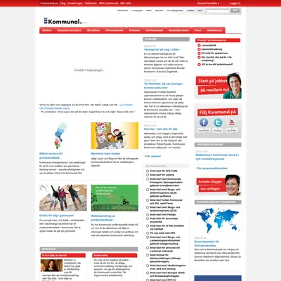 kommunal.se startsida 2011