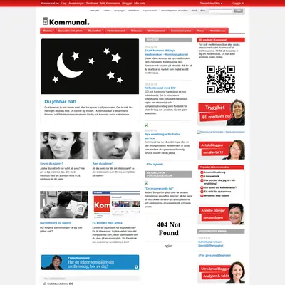 kommunal.se startsida 2012