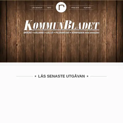 Kommunbladet startsida 2017