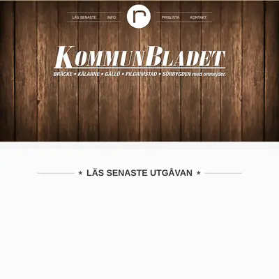 Kommunbladet startsida 2019