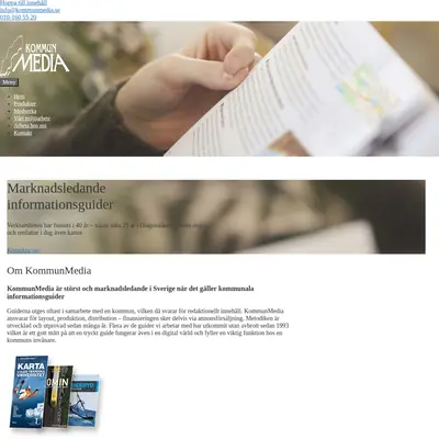 KOMMUNMEDIA startsida 2024