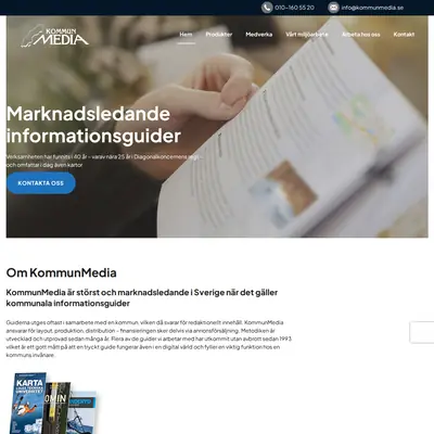 KOMMUNMEDIA startsida 2025