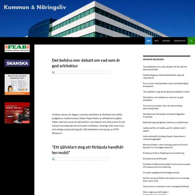 AFFÄRSTIDNINGEN KOMMUN & NÄRINGSLIV startsida 2018