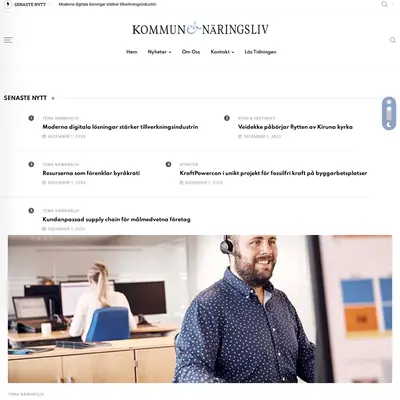 AFFÄRSTIDNINGEN KOMMUN & NÄRINGSLIV startsida 2023
