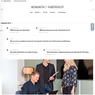 AFFÄRSTIDNINGEN KOMMUN & NÄRINGSLIV startsida 2024