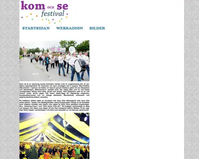 Kom & Se startsida 2010