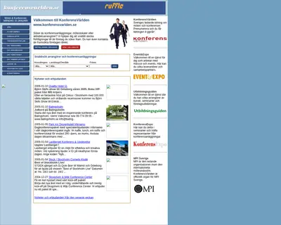 KonferensVärlden/Event & Expo startsida 2005