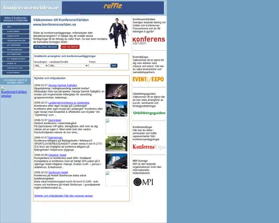 KonferensVärlden/Event & Expo startsida 2006