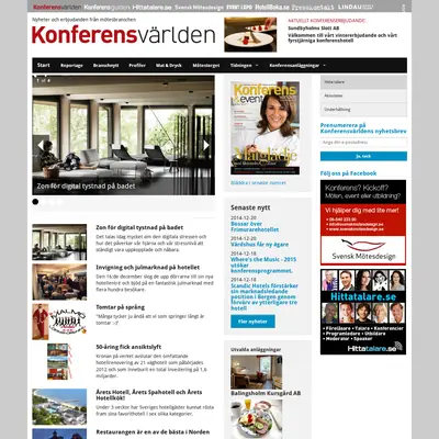 KonferensVärlden/Event & Expo startsida 2015