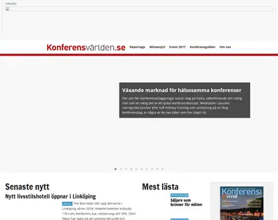 KonferensVärlden/Event & Expo startsida 2017