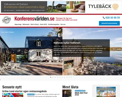 KonferensVärlden/Event & Expo startsida 2019
