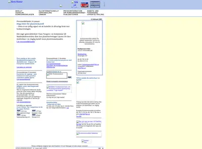 Konkurrensnytt startsida 2003