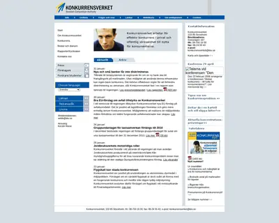 Konkurrensnytt startsida 2006