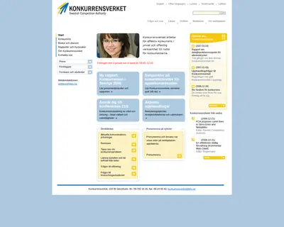 Konkurrensnytt startsida 2007