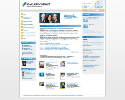 Konkurrensnytt startsida 2011