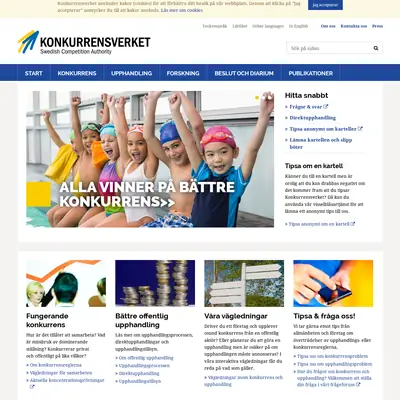 Konkurrensnytt startsida 2018