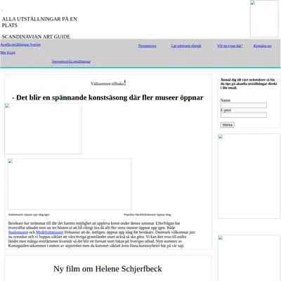 Konstguiden startsida 2020