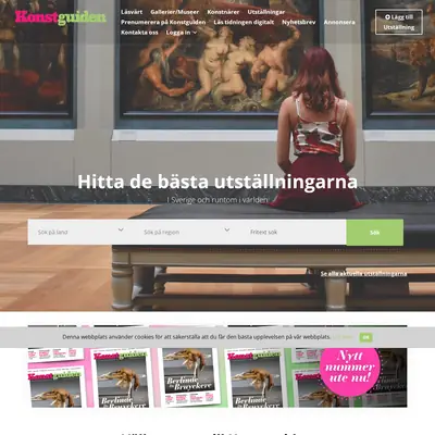 Konstguiden startsida 2024