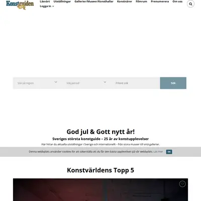 Konstguiden startsida 2026