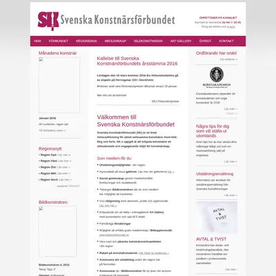 BildKonstnären startsida 2016
