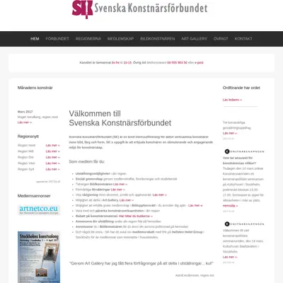 BildKonstnären startsida 2017