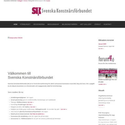 BildKonstnären startsida 2020
