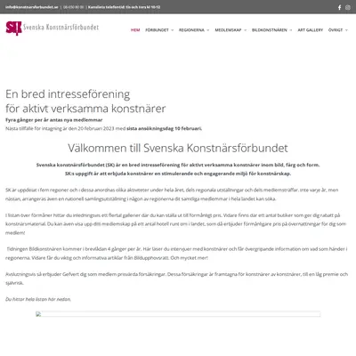 BildKonstnären startsida 2023