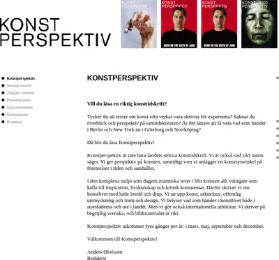 Konstperspektiv startsida 2002