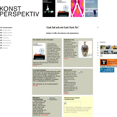 Konstperspektiv startsida 2004