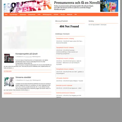 Konstperspektiv startsida 2013